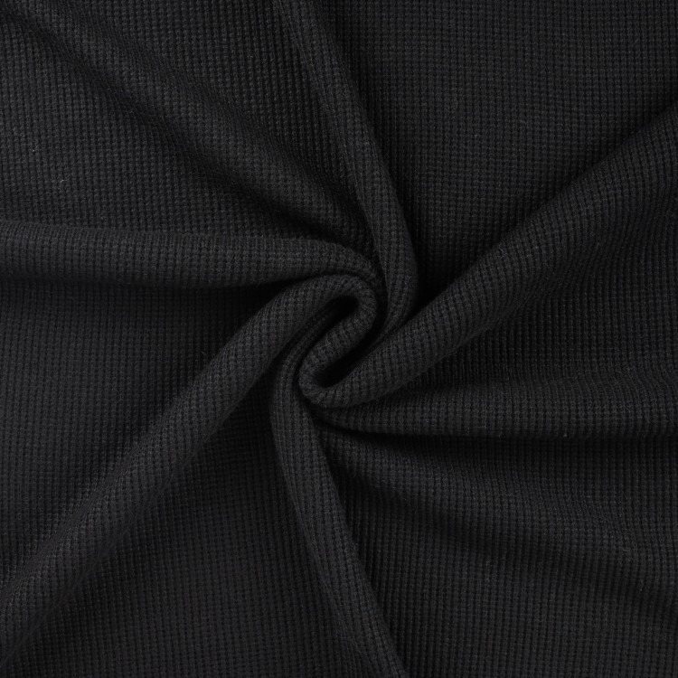Tissu maille - Kelly noir