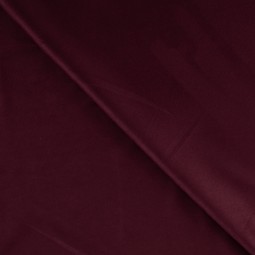 Tissu suédine réversible - Bordeaux