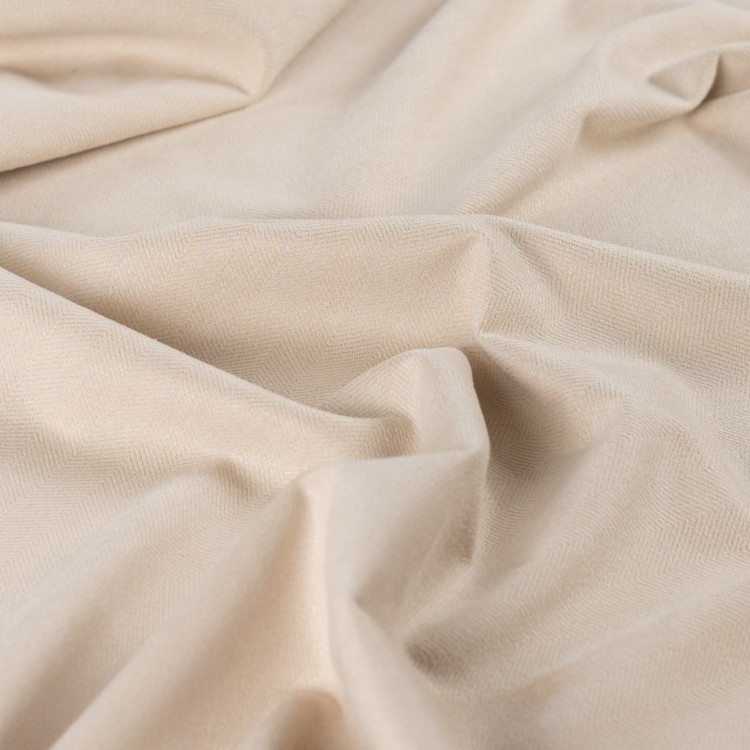 Tissu suédine scuba - Herringbone sable