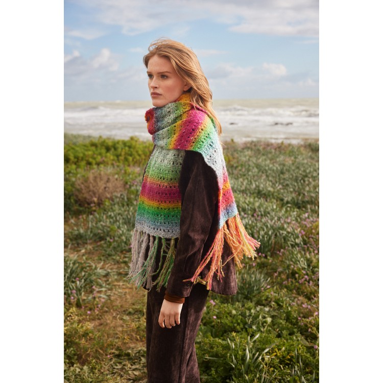 Kit de tricot - Écharpe Ornella - Galaxy