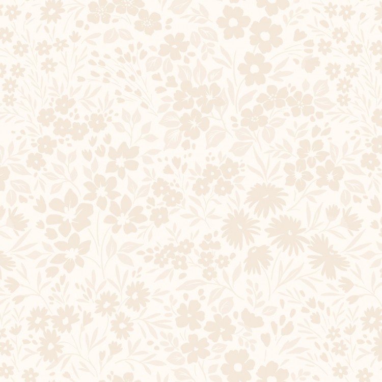Tissu Max Tate - Elizabeth floral allover cream