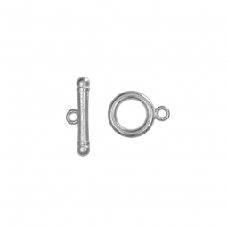 Fermoir toggle rond en métal