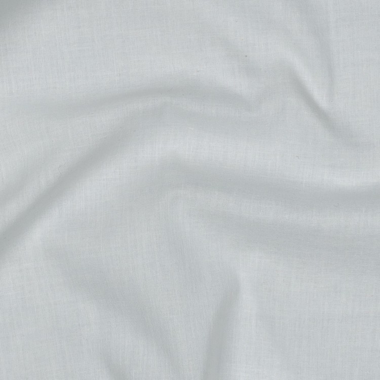 issu voile de coton biologique uni - Blanc cassé