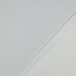 issu voile de coton biologique uni - Blanc cassé