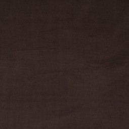 Tissu velours côtelé fin - Marron foncé