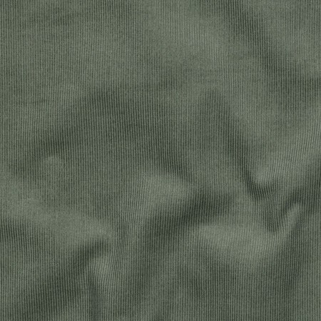 Tissu velours côtelé fin - Sauge