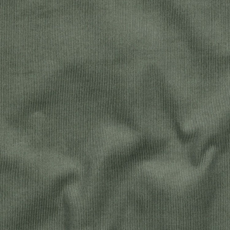 Tissu velours côtelé fin - Sauge