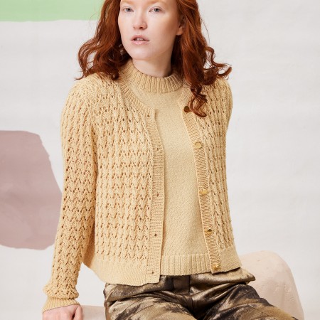 Kit de tricot - Gilet Artemis - Classic silk