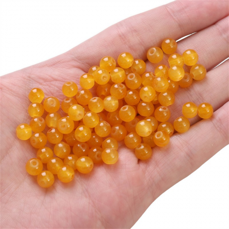 Perles en verre rondes en verre 6 mm