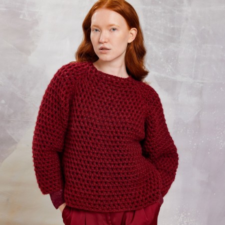 Kit de tricot - Pull Tamira top down - Malou light