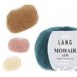 Kit de tricot - Pull Flaminia Top down - Mohair luxe