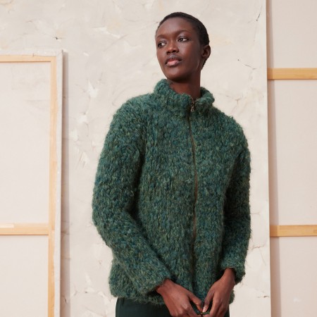 Kit de tricot - Gilet zippé Rana - Shirley