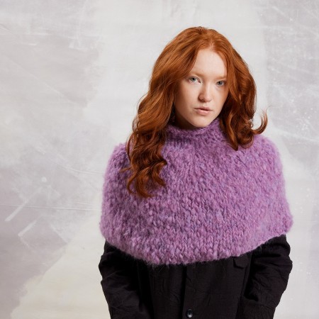 Kit de tricot - Poncho Vika - Shirley