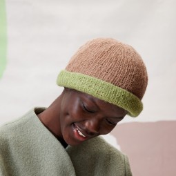 Kit de tricot - Bonnet Tricia - Zen
