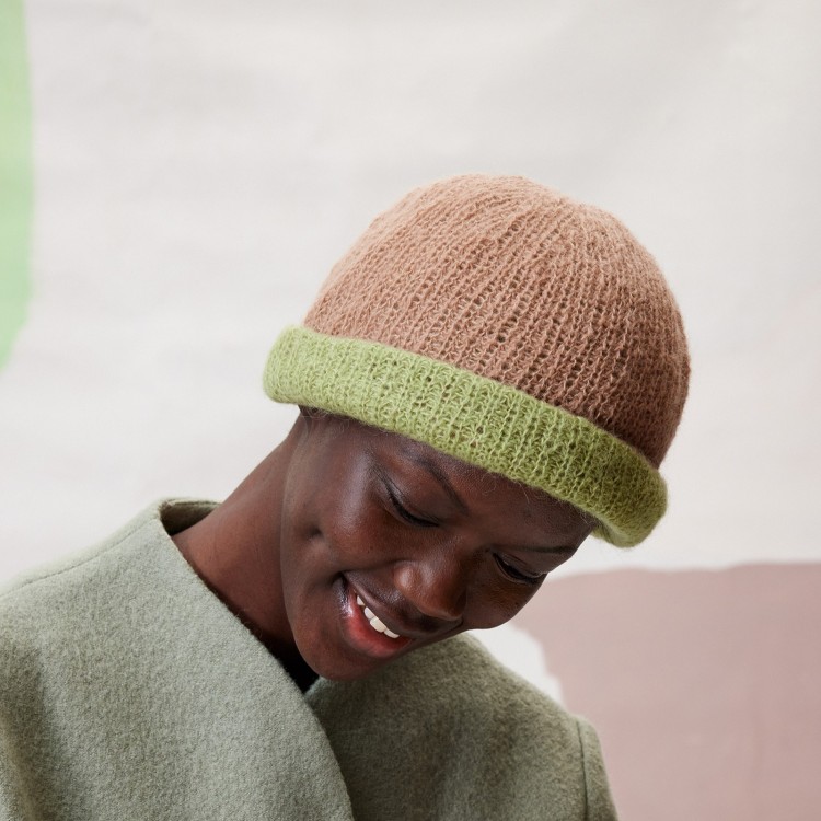 Kit de tricot - Bonnet Tricia - Zen