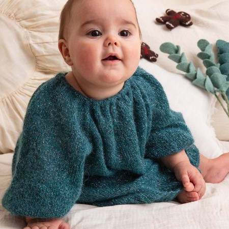 Kit de tricot - Robe blousante top down - Evanescent