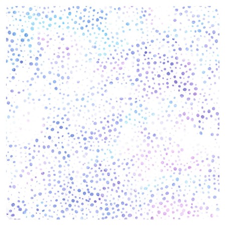 Tissu batik Hoffman - Bali dots - Lilac