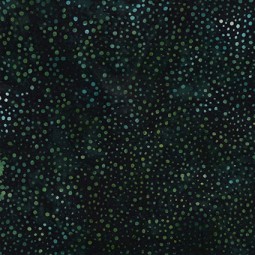 Tissu batik Hoffman - Bali dots - deepteal