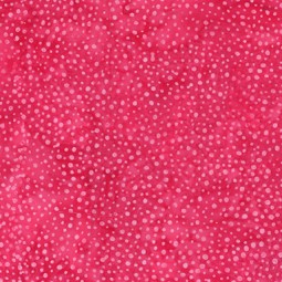 Tissu batik Hoffman - Bali dots - deepPink