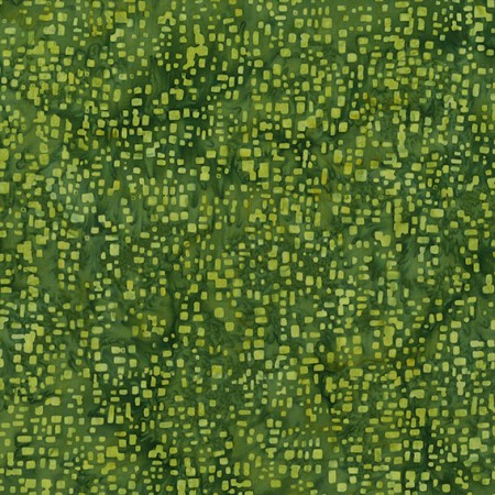 Tissu batik Hoffman - Bali handpaints - Clover