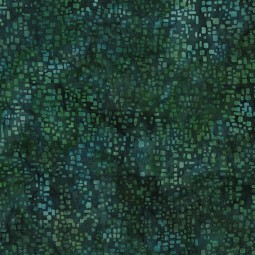 Tissu batik Hoffman - Bali handpaints - Christmas green