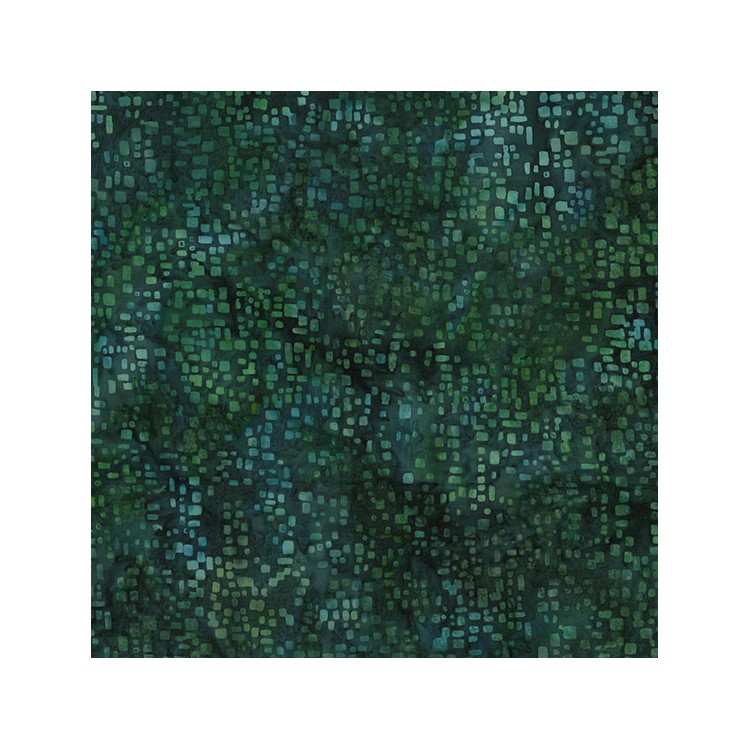 Tissu batik Hoffman - Bali handpaints - Christmas green