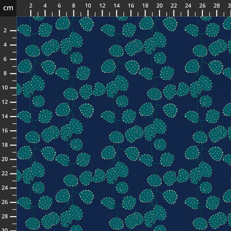 Tissu fantaisie - Sunshine digital indigo