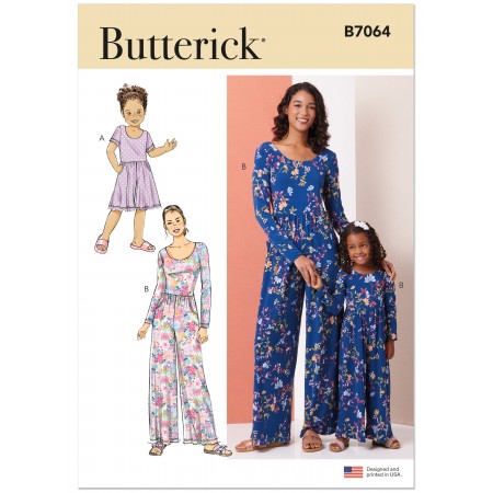 Patron Butterick 7064 - Combinaison