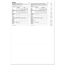 Patron Butterick 7064 - Combinaison