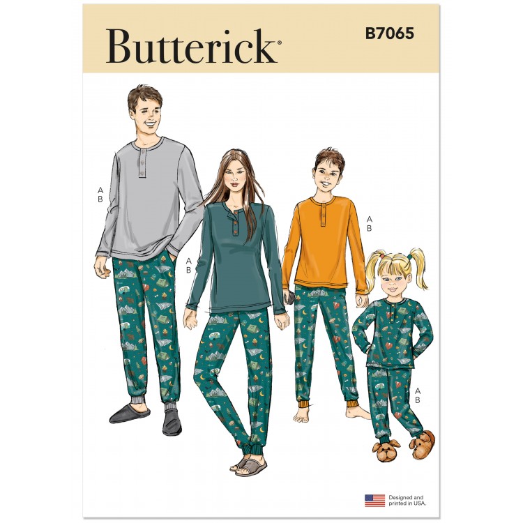Patron Butterick 7065 - Pyjama