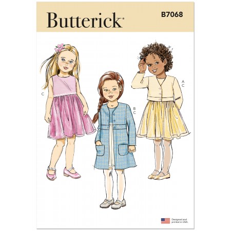 Patron Butterick 7068 - Robe et gilet