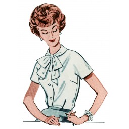 Patron Butterick 7071 - Blouse de tailleur vintage 1960