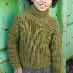 Kit de tricot - Pull col roulé - Primo