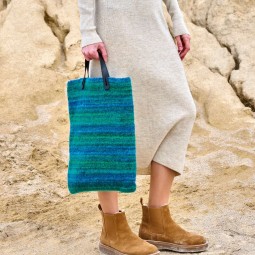 Kit de tricot - Tote bag - Azteca felting wool