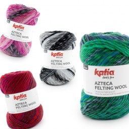 Kit de tricot - Sac - Azteca felting wool