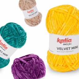 Kit de crochet - Plastron col roulé - Velvet mini