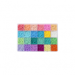 Coffret 360g rocaille en verre 4 mm