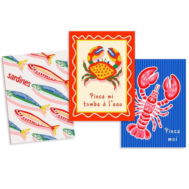 Tissu Panneau - Torchons - Pince