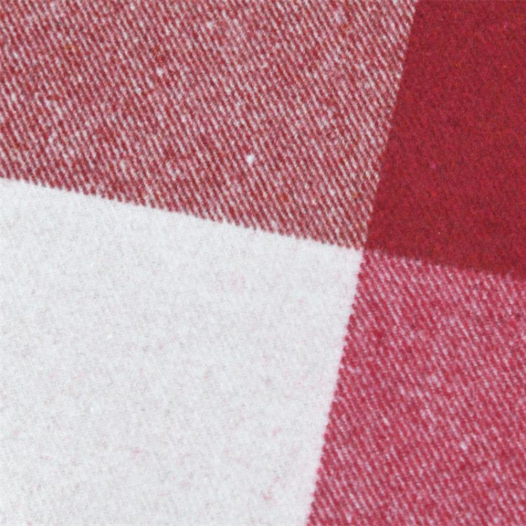 Tissu Lainage - Carreaux rouge