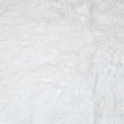 Tissu fausse fourrure - banquise blanc