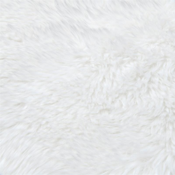 Tissu fausse fourrure - banquise blanc