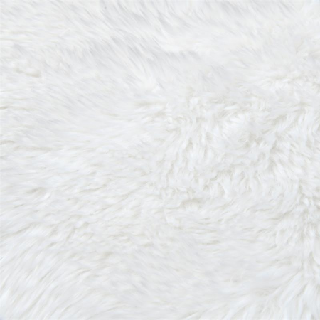 Tissu fausse fourrure - banquise blanc