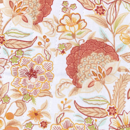 Tissu matelassé double face - Jamuni terracotta