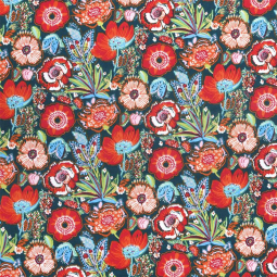 Tissu coton - Mariana multicolore
