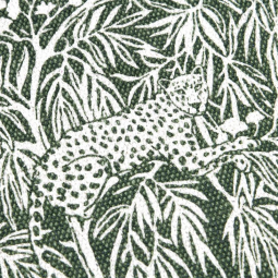Tissu cotonnade - Ibis vert