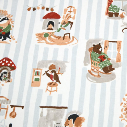 Tissu cretonne - Dinette