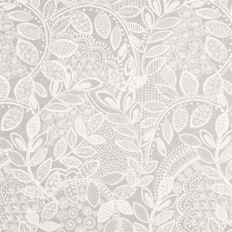 Tissu coton enduit - Zamba blanc