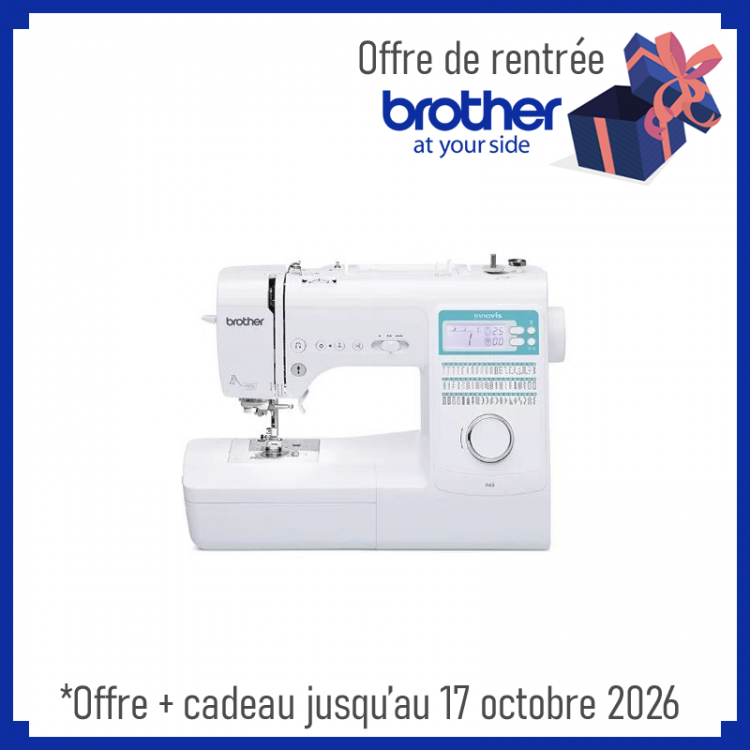 Machine à coudre Brother Innovis A65 + cadeau