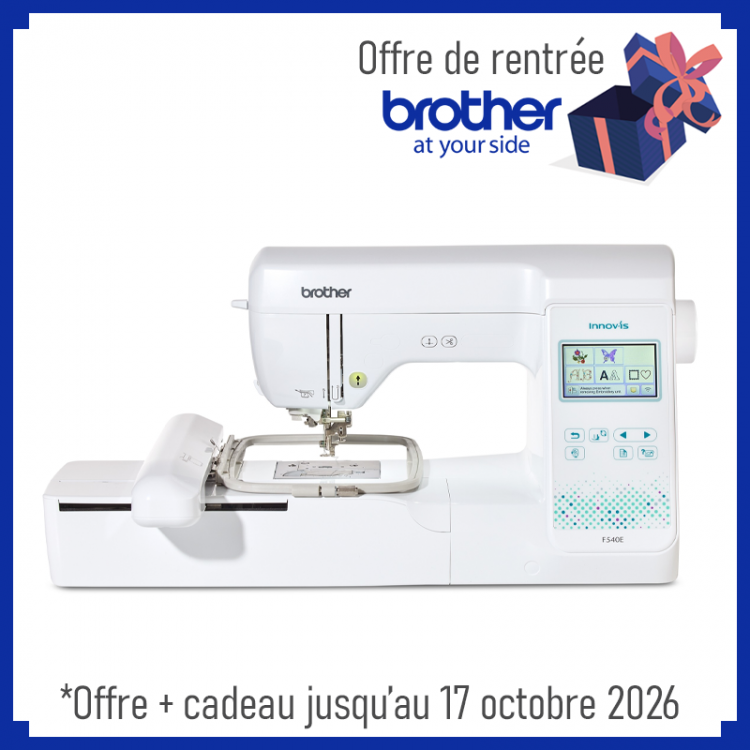 Machine à broder Brother Innovis F540 + cadeau