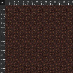 Tissu - Bountiful blessing - Chocolat